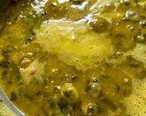 A picture of step 2 of Sorrel leaves Muddhabhaji (Ambat chuka).