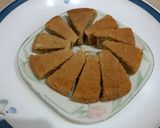 A picture of step 8 of Diet cake with brown sugar🍰🍰.