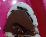 Foto langkah ke 7 dari resep Puding oreo cokelat isi nutella.