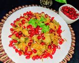 अनार आलू खट्टी मीठी चाट रेसिपी चरण 6 फोटो