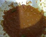 A picture of step 3 of Pakoda in onion gravy.