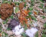 A picture of step 5 of Veggie chicken maccronni.
