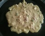 A picture of step 4 of Besan ka chila 😊😊😊.