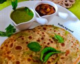 हरी मटर का स्टफ्ड पराठा(hari matar ka stuffed paratha recipe in hindi) रेसिपी चरण 7 फोटो