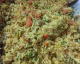 A picture of step 7 of Mix Veg Pulao.