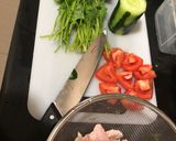 Hình bước làm 1 của món Phở xào thịt bò cần tây