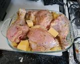 Foto del paso 4 de la receta: Pollo a la mostaza con papas al horno🍗