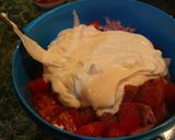 Túrós -sonkás szendvicskrém (saláta) recept fázis 4 fotója