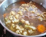 A picture of step 3 of Chicken soup.