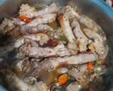 Foto del paso 10 de la receta: Harina de maíz a la Mantequilla con Menudos de Pollo Picante