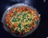 A picture of step 1 of Penne Pasta Vegetable Soup 😋.