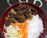 Foto langkah ke 3 dari resep Rice beef bowl (asin).