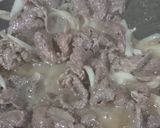 Hình bước làm 2 của món Rau càng cua trộn bò sốt me