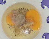 Foto langkah ke 2 dari resep Telur Dadar Sayur.