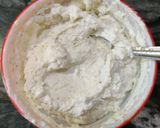 A picture of step 2 of Hung curd cucumber dip.