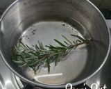 A picture of step 1 of Rosemary Tea.