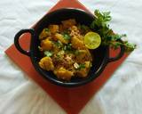 Falahari pumpkin sabji recipe step 4 photo