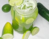 A picture of step 3 of Cucumber cooler drink.