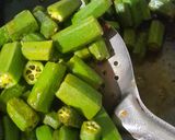 A picture of step 6 of Masala Bhindi Do Pyaza.