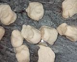 A picture of step 2 of Veg momos.
