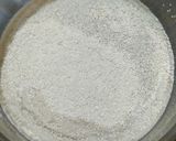 A picture of step 1 of Wool roll bread.