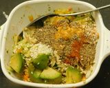 A picture of step 2 of Quinoa-mung veggie cutlets.