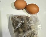 Foto langkah ke 1 dari resep Telur Dadar Kerang Dara.