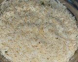A picture of step 1 of Green Peas biryani.