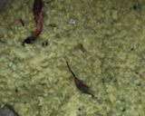 A picture of step 4 of Coriander and garlic khichdi.