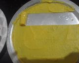 A picture of step 3 of Khandvi.