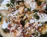 A picture of step 6 of Jain rava dahi vade.