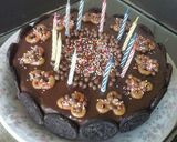 Foto langkah ke 7 dari resep Cake Ultah Simple.