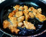 A picture of step 2 of Sesame Chicken.