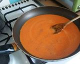 A picture of step 8 of Vickys Creamy Red Pepper Pasta Sauce, GF DF EF SF NF.