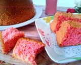 Foto langkah ke 12 dari resep Strawberry Milk Chiffon Cake.