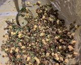 Une image de l'étape 4 de Lentilles,carottes et mousse glacée au pomelos et timut.