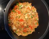 Foto del paso 2 de la receta Arroz 🍚 meloso de bacalao y verduritas 🥦🥒🍆🌶