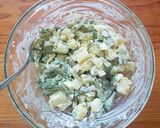 Foto del paso 3 de la receta: Ensalada de ejotes, papa y huevo saludable