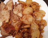 Barna sörben sült omlós sertéskaraj recept fázis 8 fotója