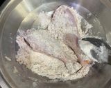 A picture of step 3 of Oven fried chicken.