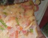 A picture of step 3 of Veg Toast.