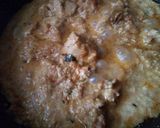 A picture of step 9 of Chicken malai curry.