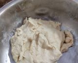 A picture of step 1 of Badhusha (sweet).