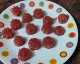 A picture of step 12 of Strawberry Candy.