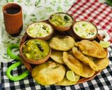 A picture of step 13 of Kolkata Style: Hinger Kochuri or Hing Kachoris with Hing-Potato Curry.