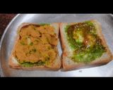 A picture of step 5 of Masala cheese Toast.