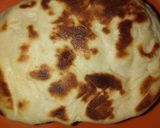 A picture of step 3 of Naan bread.