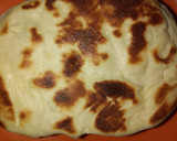 A picture of step 3 of Naan bread.