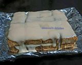 A picture of step 2 of Instant Suji toast pudding.