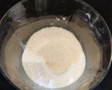 A picture of step 2 of Basbousa.